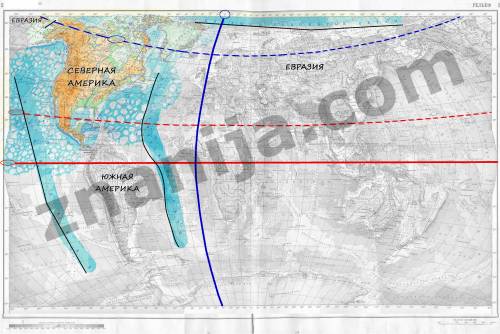 Каковы особенности положения северной америки ?