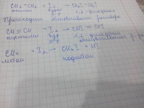 Плачу 44 ! какие признаки реакций можно наблюдать, если в раствор иодной воды пропускать а) метан; б