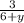 \frac{3}{6+y}