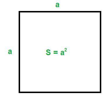 Площадь квадрата (нужно доказательство 8 класс)