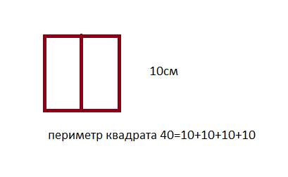 Два одинаковых прямоугольника приложены друг к другу большими сторонами так,что получился квадрат.пе
