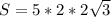 S=5*2*2\sqrt{3}