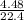 \frac{4.48}{22.4}