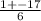 \frac{1+-17}{6}