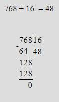 Решить 768: 16, 3791: 17 в столбик
