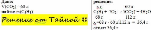 Яка маса пентину згоріла, якщо в процесі реакції виділилося 60 л вугликисного газу ?