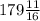 179 \frac{11}{16}