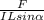 \frac{F}{ILsin \alpha }