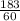 \frac{183}{60}