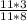 \frac{11*3}{11*8}