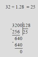 Вычислите в столбик. 1)32: 1,28=? 2)24: 6,25=? 3)4: 0,085=? 4)8,932: 2,9=? 5)34: 0,085=? 6)225: 0,62