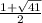 \frac{1+ \sqrt{41}}{2}