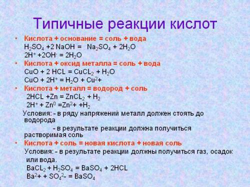 Только самое главное. 1.строение электронных оболочек атомов. 2.типичные реакции кислот с точки зрен