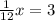 \frac{1}{12}x=3