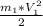 \frac{ m_{1} * V_{1}^2 }{2}