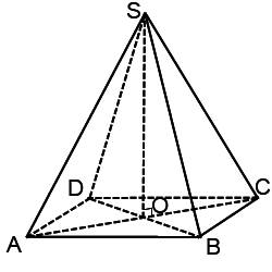 Диагональ ас основания правильной четырехугольной пирамиды sabcd равна 6. боковое ребро sb равно 5.