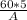 \frac{60*5}{A}