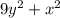 9 y^{2} + x^{2}