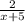 \frac{2}{x+5}