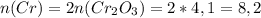 n(Cr)=2n(Cr_2O_3)=2*4,1=8,2