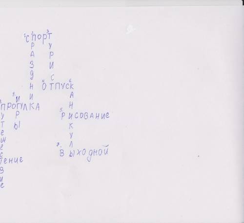 Сделать кроссворд на тему досуг и отдых по обществознанию