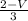 \frac{2-V}{3}