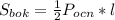 S_{bok}= \frac{1}{2} P_{ocn}*l