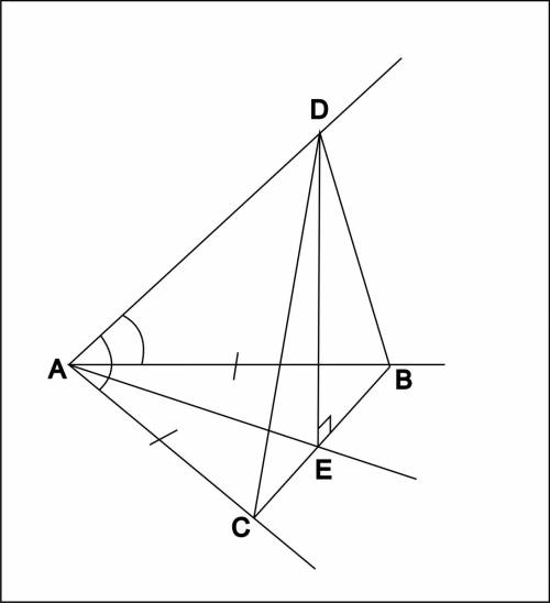 Из вершины угла к его плоскости проведена наклонная,которая составляет со сторонами угла равные углы