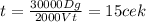 t= \frac{30000Dg}{2000Vt} = 15 cek