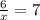 \frac{6}{x} =7