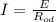 I= \frac{E}{R_{od}}