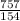 \frac{757}{154}