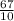 \frac{67}{10}