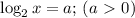 \log_2x=a;\,(a\ \textgreater \ 0)