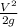 \frac{ V^{2} }{2g}