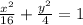 \frac{x^2}{16}+\frac{y^2}{4}=1