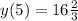 y(5)=16 \frac{2}{3}