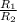 \frac{R _{1} }{R _{2} }