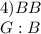 4)BB\\G:B