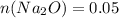 n(Na _{2} O)=0.05