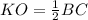 KO= \frac{1}{2} BC