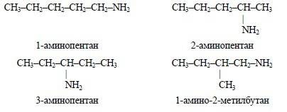 Напишите структурные формулы всех изомерных аминов состава с5h13n и назовите кто нибудь