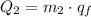 Q_2=m_2 \cdot q_f