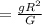 М = \frac{gR ^{2} }{G}