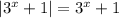 |3 ^{x}+1|=3 ^{x}+1