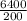 \frac{6400}{200}