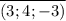 \overline{(3;4;-3)}