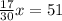 \frac{17}{30}x=51