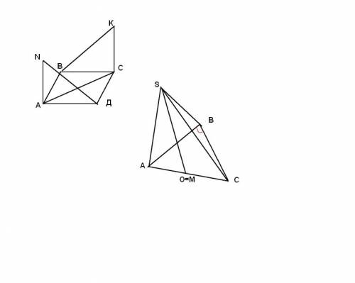 1)abcd паралелограмм,an и ck перпендикуляры к плоскости abc.докажите ч то плоскости and и kbc парале
