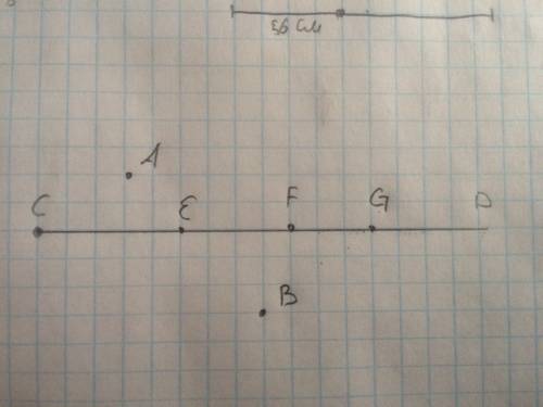 Начертите луч cd и отметьте на нём 2 точки, не лежащие на нём, и 3 точки, лежащие на этом луче. точк